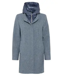 Шерстяное короткое пальто Fuchs Schmitt, синий