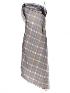 Асимметричное платье Ferragamo, мультиколор