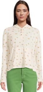 Худи Toad&Co Foothill Pointelle Long Sleeve Hoodie, Salt Nasturtium Print