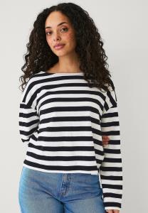 Топ с длинными рукавами Ellos Collection, черный