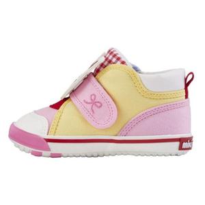 Кроссовки с ремешком на липучке Miki House Bear, розовый