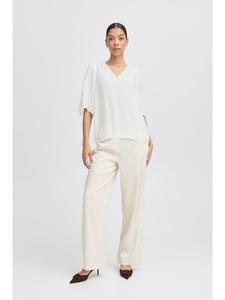 Блузка с короткими рукавами BYHAVALA, стандартный крой, цвет зефир b. young