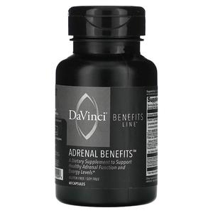 DaVinci Laboratories, Benefits Line, Adrenal Benefits, 60 капсул