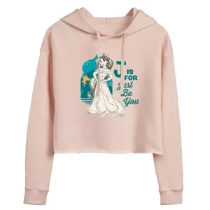 Худи с принтом "Будь собой" для девочек Aladdin Jasmine Juniors Disney, розовый