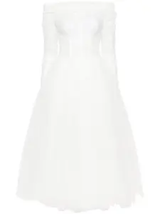 Платье миди с корсетом Ana Radu, белый