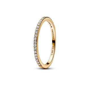 Кольцо Pandora Era Lab-grown Diamond Half Eternity Pavé Band Ring 0.11 carat tw 14k Gold, золото
