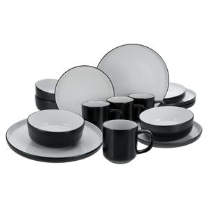 Комбисервис Nordic Cool Black, комплект 16 предметов в скандинавском стиле Creatable, Bunt