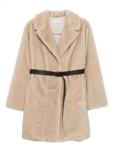 Пальто с поясом P.A.R.O.S.H., нейтральный