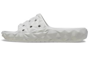 Классические геометрические слайды 'White' Crocs, Elegant серый
