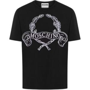 Футболка Laurel с вышивкой MOSCHINO, черный