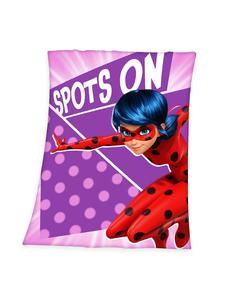 Herding Флисовое одеяло Miraculous, 130x170 см, в фиолетовую точку