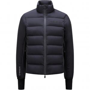Moncler Grenoble Застегивающаяся на молнию утепленная куртка, Midnight Blue