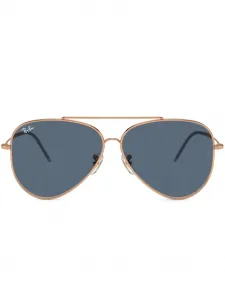 Солнцезащитные очки-пилоты Aviator Reverse Ray-Ban, золотой