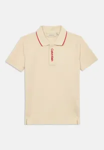 Поло с логотипом Calvin Klein Jeans, Whitecap Gray