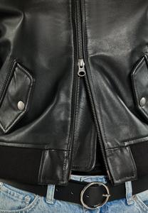 Кожаная куртка DreiMaster, черный