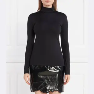 Эластичная водолазка стандартного кроя LSLV Karl Lagerfeld, черный