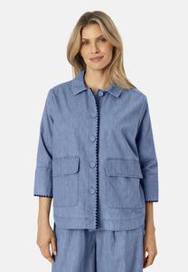 Блузка на пуговицах Masai, цвет Blue Denim