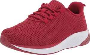 Женские кроссовки Propet Tour Knit для ходьбы - повседневные, слоновая кость, красный