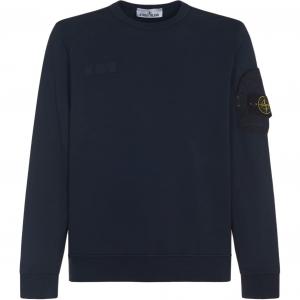 Компас нашивка свитшот STONE ISLAND, темно-синий