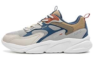 Кроссовки мужские массивные низкие серые/синие Xtep