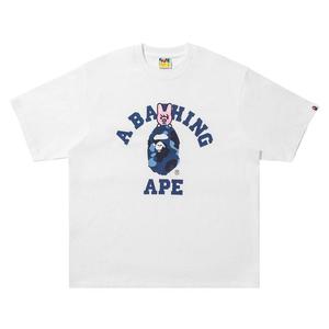 Футболка BAPE x Stray Kids Dwaekki College Tee, белый