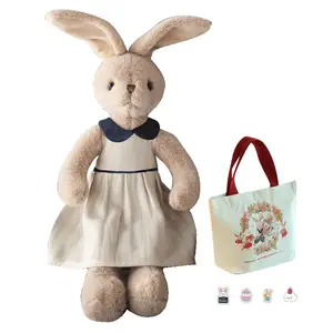 Dolls and bears dance Персиковый белый кролик милые креативные кроличьи куклы плюшевая кукла высота 32см/35см