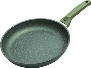 Сковорода Risoli DR Green 00103DR/20GS, максимальный диаметр 20 см, чугун/литой алюминий, антипригарное покрытие RISOLI