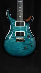 PRS 40-летний юбилейный Custom 24 Limited Edition в покрытии Sub Zero Micro Wraparound Burst с натуральной задней частью