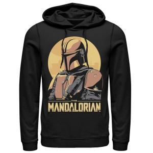 Мужская толстовка с абстрактным портретом The Mandalorian Star Wars
