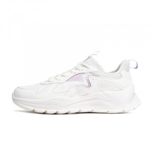 361° Легкие, мягкие, нескользящие и износостойкие, низкие повседневные туфли для женщин, белые, фиолетовые