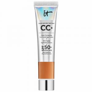 IT Cosmetics CC+ Крем-основа для коррекции цвета с полным покрытием и SPF 50+, цвет Rich