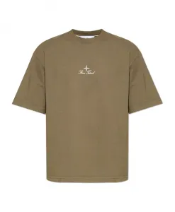 Футболка с вышитым логотипом Stone Island, зеленый