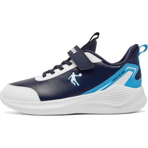 QIAODAN Антискользящие износостойкие детские хлопковые туфли Blue White Teenagers