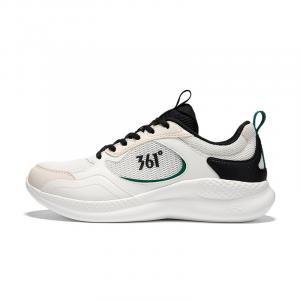 361° Легкие, дышащие, амортизирующие, низкие кроссовки для бега, мужские, белые, черные