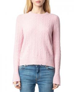 Кашемировый свитер Jonasson Zadig & Voltaire, розовый