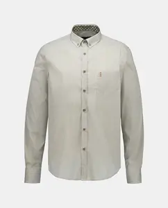 Мужская рубашка обычного кроя с деталями Florentino, зеленый