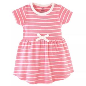 Платья с короткими рукавами из органического хлопка для девочек и малышей, 2 шт., бабочки и стрекозы Touched by Nature