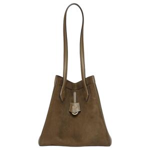 Сумка через плечо из козьей кожи оригами для женщин тёмно-зелёная FENDI