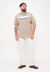 Футболка Jack & Jones JORINWOOD BLOCK BRAND TEE 3 PACK, Black/Mocha Meringue/Ocean Cavern/Black