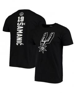 Мужская черная футболка с логотипом и именем плеймейкера Luka Samanic San Antonio Spurs Fanatics, черный