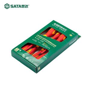 SATA 09301A Набор отверток с изоляцией VDE, 7 предметов