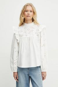 Хлопковая блузка Weekend Max Mara, белый