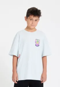 Футболка с принтом tee ben sanair Volcom, Light Blue Acid