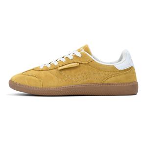 Burgerhouse Износостойкие и легкие низкие кроссовки для скейтбординга унисекс желто-белые