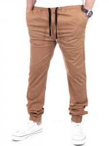 Брюки чинос RESLAD Chino Jogger, коричневый