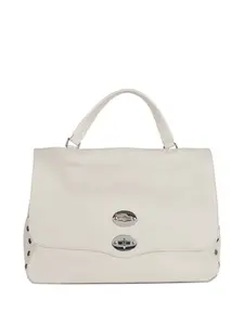 Средняя сумка-тоут с застежкой-поворотным замком Zanellato, белый