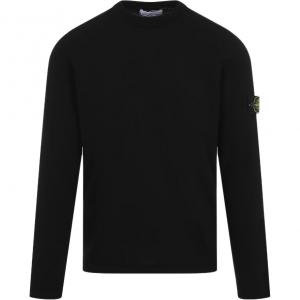 Logo Patch Crewneck Jumper STONE ISLAND, черный