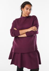 Джемпер Zizzi MIT HOHEM KRAGEN, Bordeaux