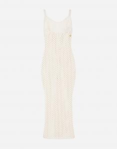 Кружевное платье-комбинация Dolce & Gabbana, белый