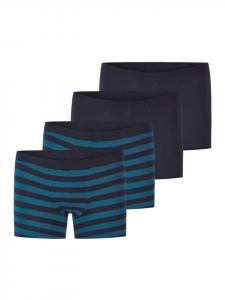 Schiesser Ретро шорты/брюки для подростков и мальчиков, 95% органический хлопок, синий цвет